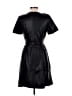 Ann Taylor 100% Polyester Black Casual Dress Size 10 Petite - photo 2
