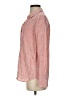 Equipment Polka Dots Orange Long Sleeve Blouse Size S - photo 5