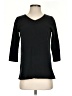 Purejill Black 3/4 Sleeve Top Size XS - photo 1