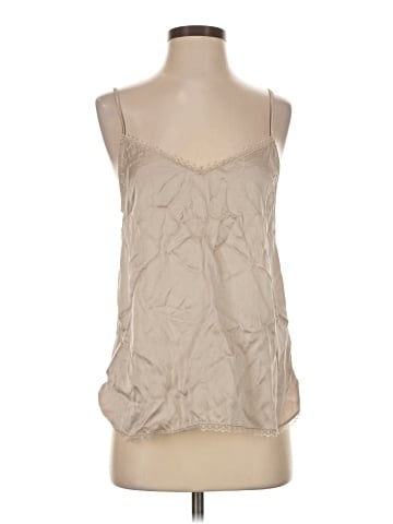 By Anthropologie Sleeveless Silk Top (view 1)