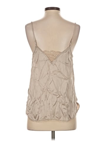 By Anthropologie Sleeveless Silk Top (view 2)