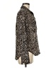 Bella Dahl 100% Rayon Animal Print Black Long Sleeve Blouse Size M - photo 4