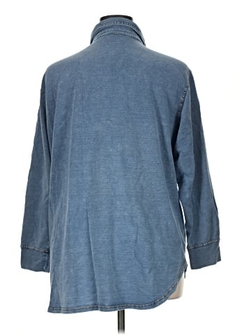 Jane and Delancey 3/4 Sleeve Button-Down Shirt (view 2)