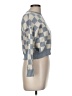Sincerely Jules Checkered-gingham Blue Pullover Sweater Size M - photo 4