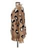Entro 100% Acrylic Animal Print Brown Pullover Sweater Size L - photo 5