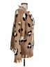 Entro 100% Acrylic Animal Print Brown Pullover Sweater Size L - photo 4