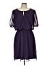 En Focus Studio 100% Polyester Polka Dots Purple Casual Dress Size 12 - photo 1
