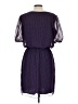 En Focus Studio 100% Polyester Polka Dots Purple Casual Dress Size 12 - photo 2