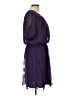 En Focus Studio 100% Polyester Polka Dots Purple Casual Dress Size 12 - photo 4