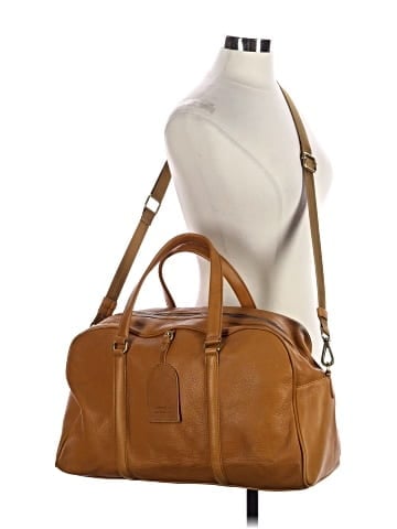 American Leather Co Leather Weekender (view 2)