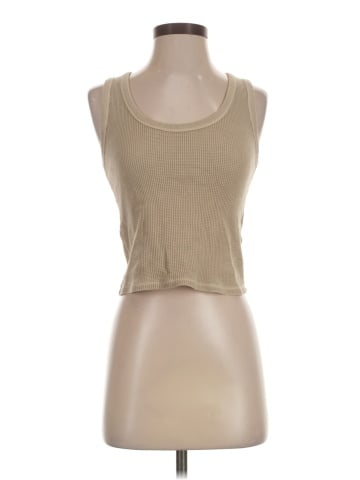 Madewell Waffle Knit Scoop Crop Tank (view 1)
