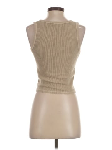 Madewell Waffle Knit Scoop Crop Tank (view 2)