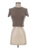 Olivaceous Brown Short Sleeve Turtleneck Size S - photo 1