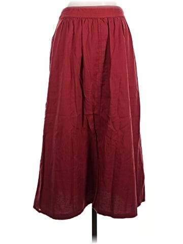 Madewell Palisade Button-Front Midi Skirt (view 2)