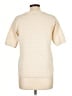 Lyssé 100% Polyester Ivory Short Sleeve Top Size L - photo 2