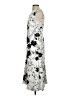 Calvin Klein Graphic White Gray Cocktail Dress Size 4 - photo 5