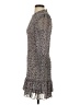 Veronica Beard 100% Polyester Floral Brown Gray Cocktail Dress Size 0 - photo 5