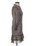 Veronica Beard 100% Polyester Floral Brown Gray Cocktail Dress Size 0 - photo 4