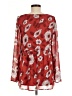 Suzanne Betro 100% Polyester Red Long Sleeve Top Size M - photo 2