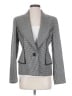 Dana Buchman Houndstooth Gray Blazer Size 4 - photo 1