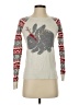 American Eagle Outfitters Print Gray Pullover Sweater Size XXS - photo 1