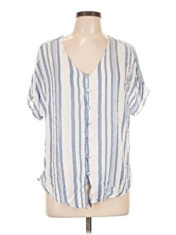 Caffé Marrakesh Short Sleeve Blouse (view 1)