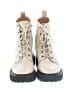 Madewell 100% Leather Ivory Ankle Boots Size 8 - photo 2