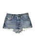 Zara Blue Denim Shorts Size 4 - photo 1