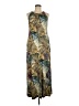 Chico's Tropical Brown Casual Dress Size M - photo 1