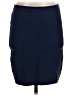 BCBGMAXAZRIA Solid Blue Casual Skirt Size S - photo 1