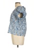 Habitual Blue Short Sleeve Blouse Size XL (4) - photo 5