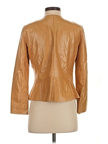 Lafayette 148 New York Leather Jacket (view 2)