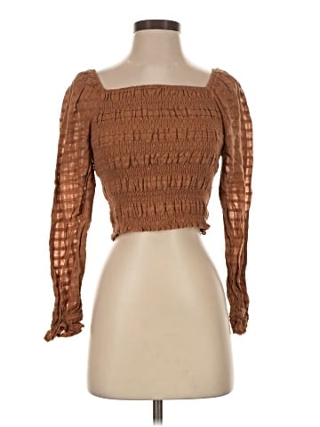 American Eagle Outfitters 3/4 Sleeve Blouse (view 1)