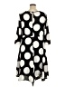 Lane Bryant 100% Polyester Polka Dots Black Casual Dress Size 14 - 16 Plus - photo 2