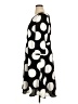 Lane Bryant 100% Polyester Polka Dots Black Casual Dress Size 14 - 16 Plus - photo 5
