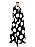 Lane Bryant 100% Polyester Polka Dots Black Casual Dress Size 14 - 16 Plus - photo 4