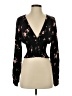 Forever 21 Black Long Sleeve Blouse Size S - photo 1