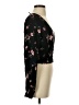 Forever 21 Black Long Sleeve Blouse Size S - photo 4