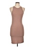 Forever 21 Solid Tan Casual Dress Size L - photo 1