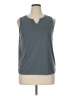 Green Envelope Gray Sleeveless Top Size XL - photo 1