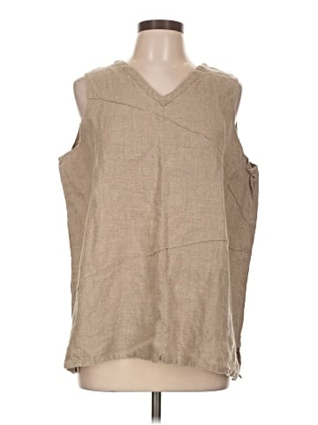 Flax Sleeveless Blouse (view 1)