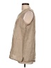 Flax 100% Linen Tan Sleeveless Blouse Size 10 (M) - photo 5