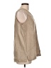 Flax 100% Linen Tan Sleeveless Blouse Size 10 (M) - photo 4