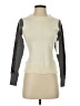 Central Park West Color Block Gray Turtleneck Sweater Size XS - photo 1