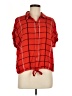 Sanctuary 100% Rayon Red Short Sleeve Blouse Size M - photo 1