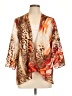 Easywear by Chico's 100% Polyester Orange Kimono Size L - photo 1