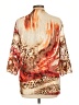 Easywear by Chico's 100% Polyester Orange Kimono Size L - photo 2