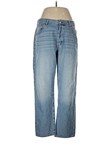 Madewell The Curvy Dean Easy Straight Jean in Northridge Wash: Airy Denim Edition (view 1)