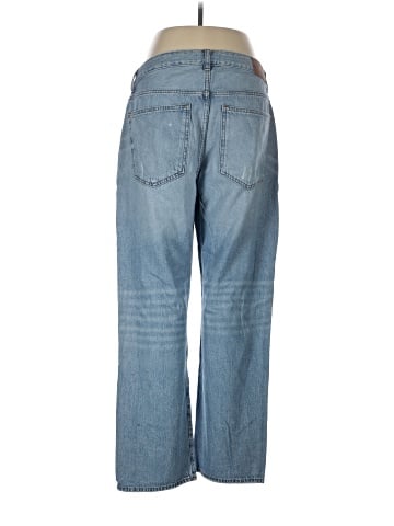 Madewell The Curvy Dean Easy Straight Jean in Northridge Wash: Airy Denim Edition (view 2)