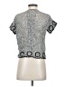 Unbranded Silver Short Sleeve Blouse Size M (estimated) - photo 2